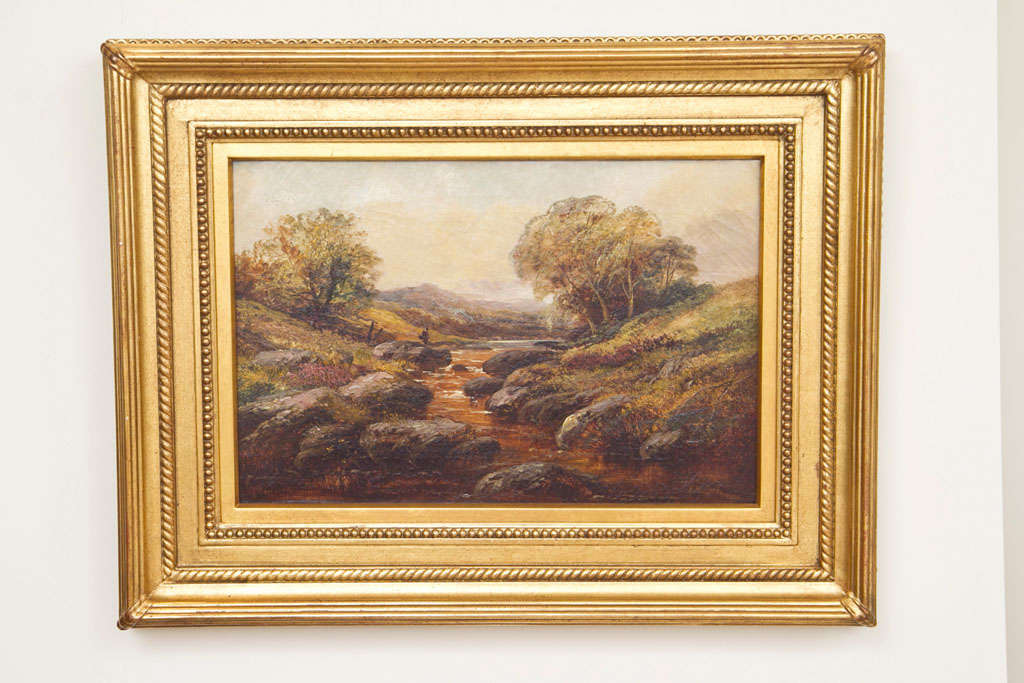 REED WAS AN EXHIBITING MEMBER OF THE ROYAL SCOTTISH ACADEMY IN THE 19TH CENTURY. HIS WORKS OCCASIONALLY COME UP AT AUCTION IN THE $2000 TO $3000 RANGE