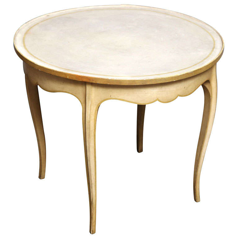Small Round Side Table For Sale at 1stdibs