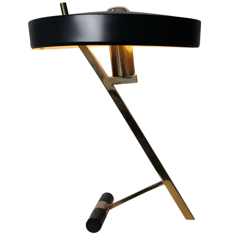 Louis Kalff for Philips Z-shape Table or Desk Lamp  For Sale