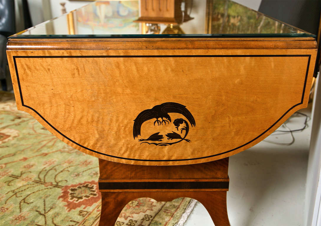 Art Nouveau Sofa Table For Sale 2