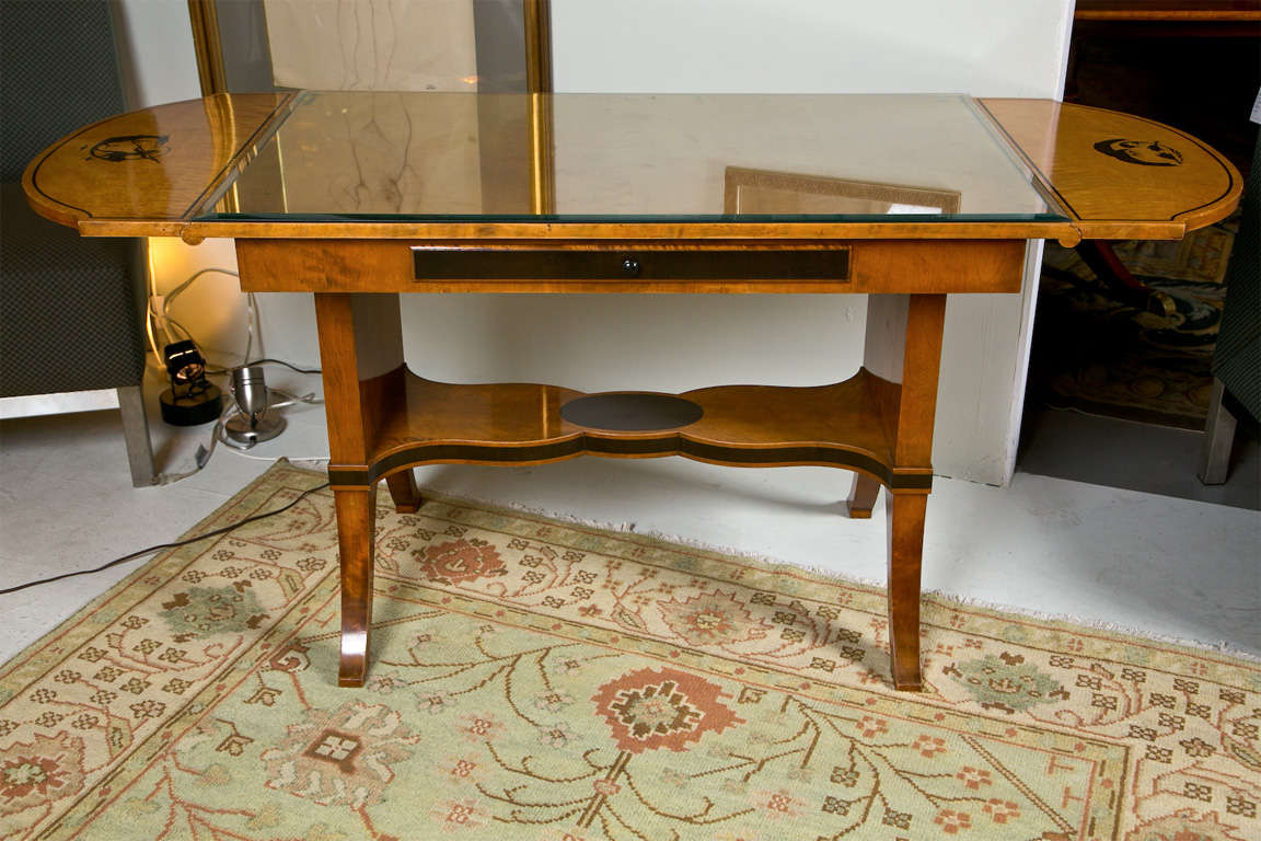Art Nouveau Sofa Table For Sale 6