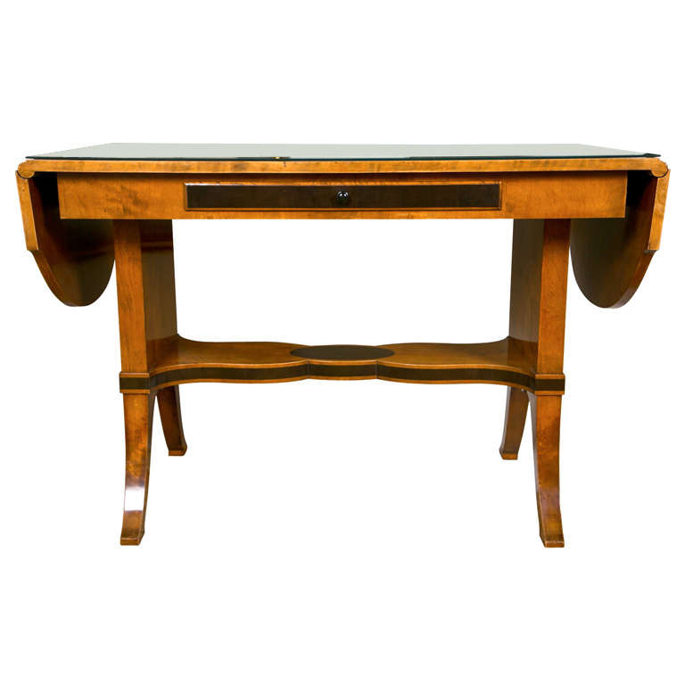 Art Nouveau Sofa Table For Sale