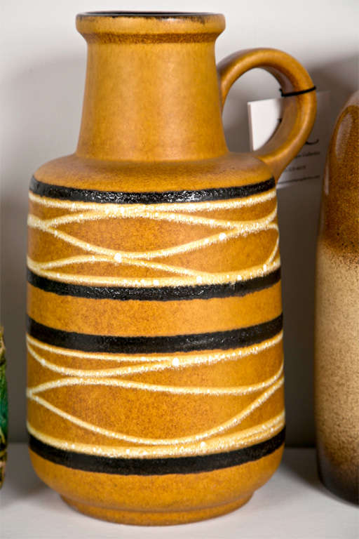 Collection Of West German Pottery Vases For Sale 2