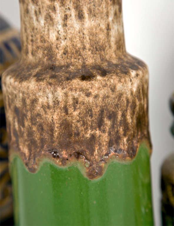 Collection Of West German Pottery Vases For Sale 5