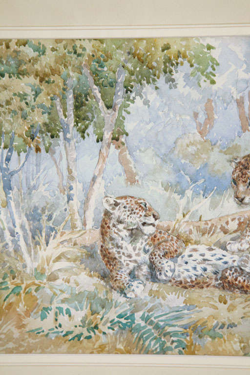 C.F. Tunnicliffe watercolour painting of 