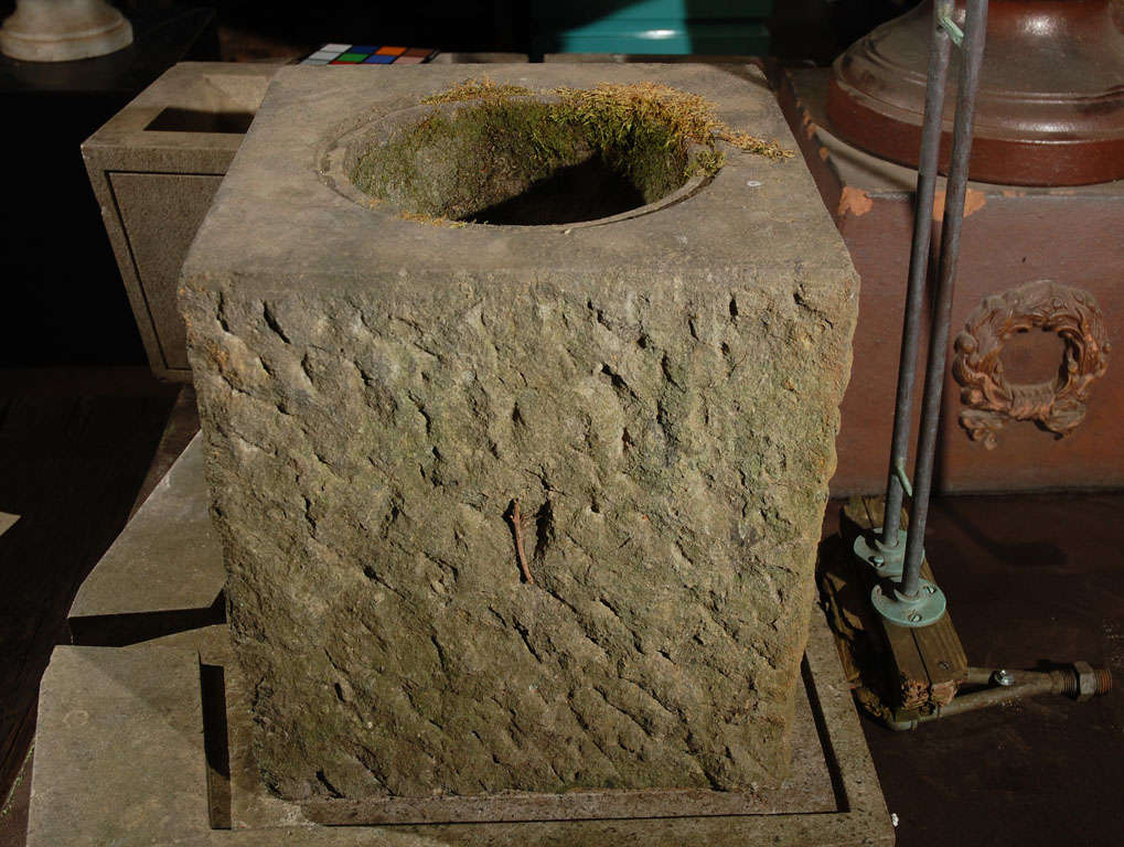 Mid Century Granite Fountain 2