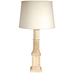 French Carved Column as Lamp, Circa 1880 8