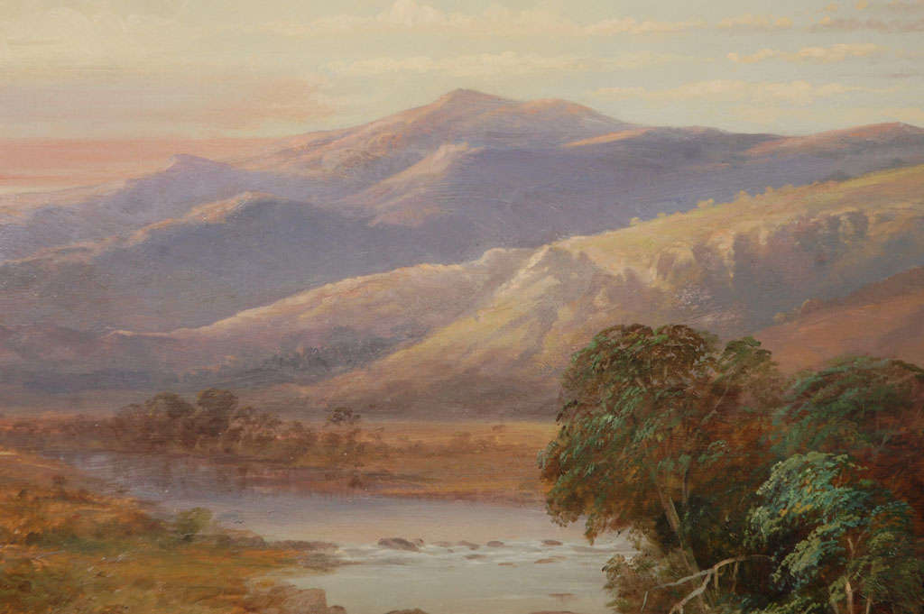 20th Century Scottish Mountain Landscape Painting, Circa 1800