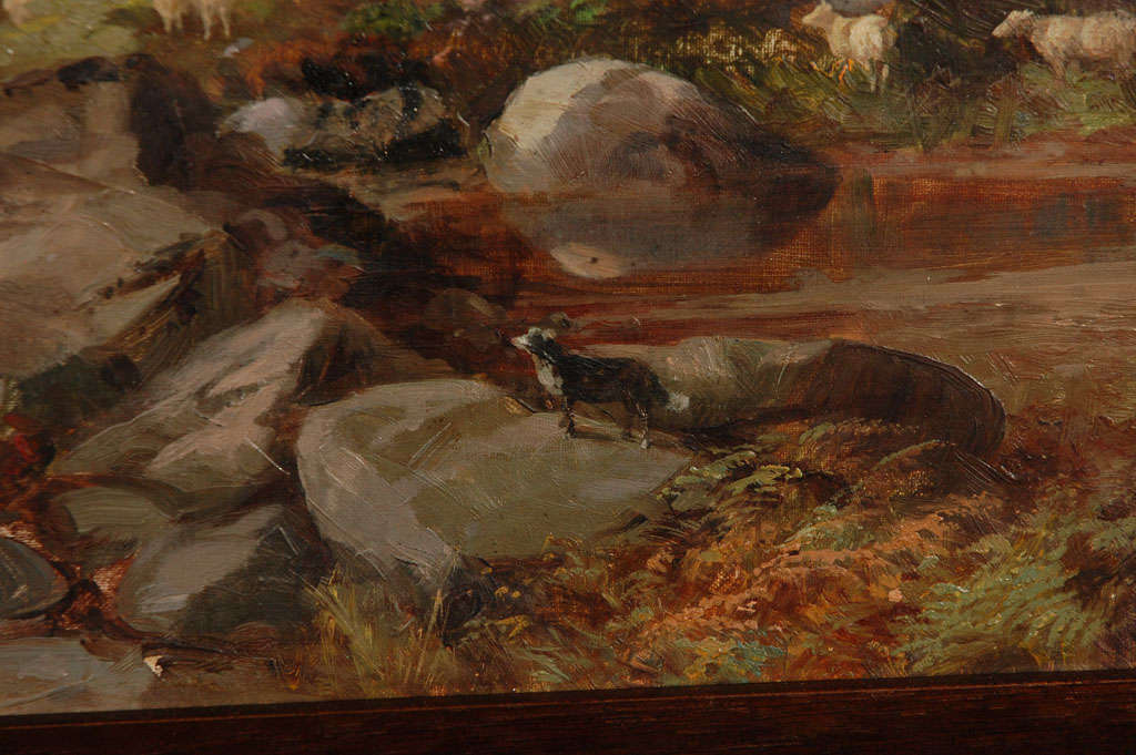 Scottish Mountain Landscape Painting, Circa 1800 3