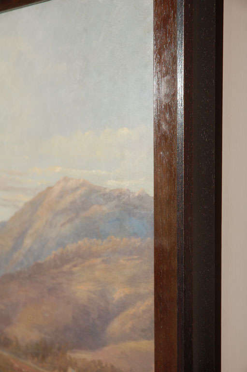 Scottish Mountain Landscape Painting, Circa 1800 4