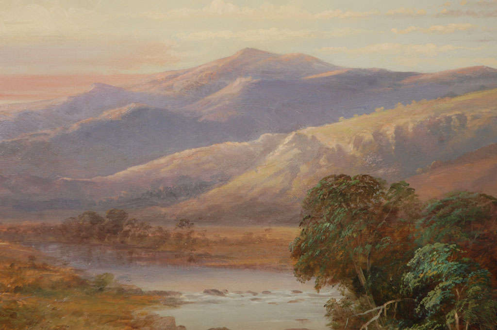 Scottish Mountain Landscape Painting, Circa 1800 at 1stDibs