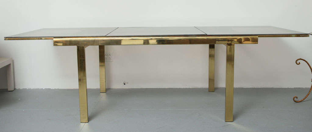 American Brass Extending Dining Table by DIA