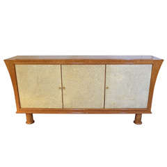 Important Eggs Shell Mosaic Sideboard Signed by A. Tura