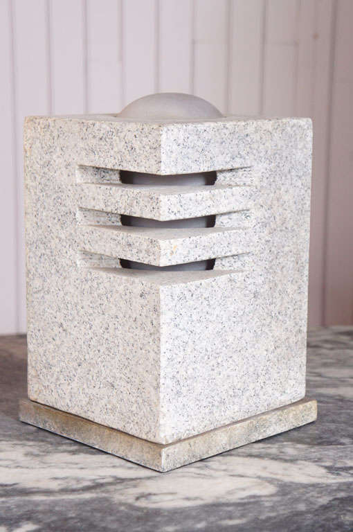 Granite Cube Lights In Excellent Condition In Hudson, NY