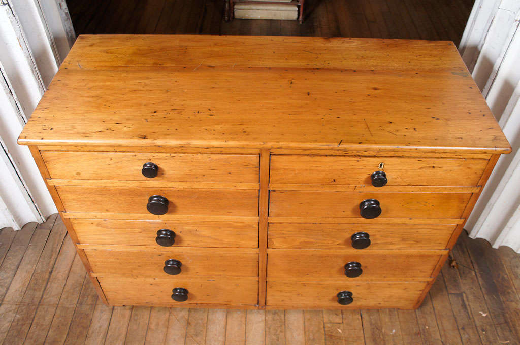 19th Century Butternut Chest of Drawers