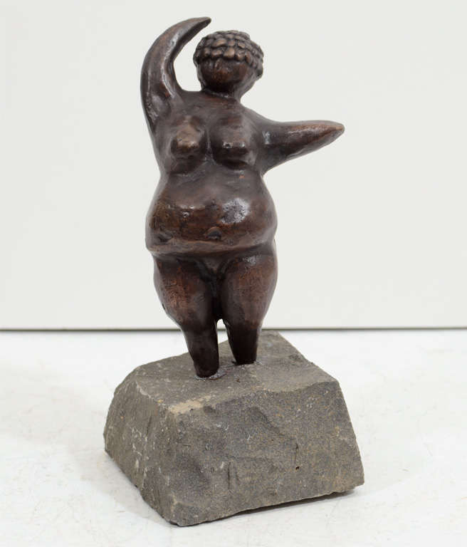 Abstract Sculpture of Dancing "Venus Figurine"