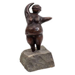 Abstract Sculpture of Dancing "Venus Figurine"