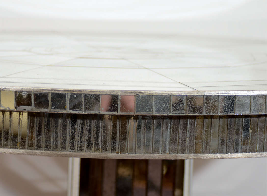 mirror base dining table