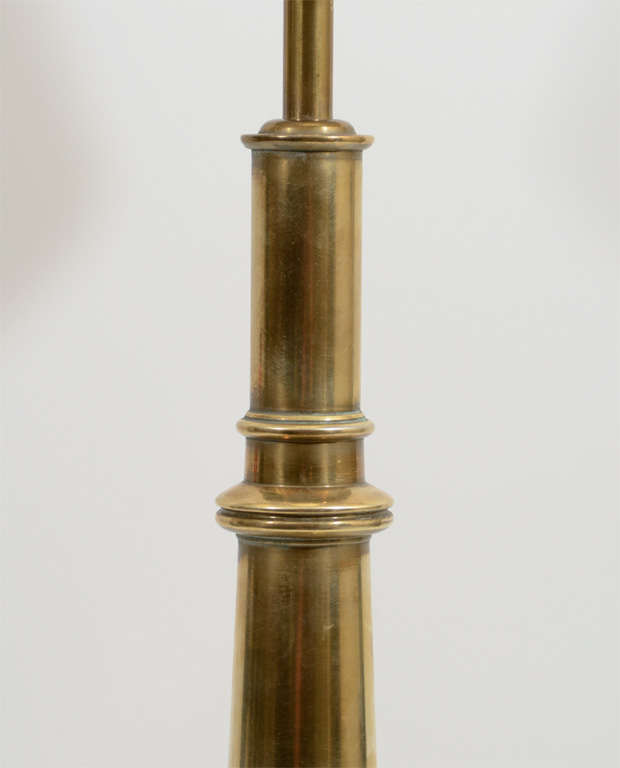 American Pair of Mid Century Stiffel Brass Lamps