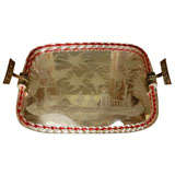 Venetian Etched Mirror Tray