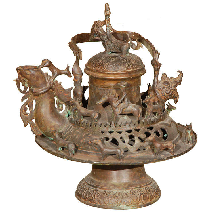 Early 19th Century Cloisonné Incense Burner For Sale at 1stDibs