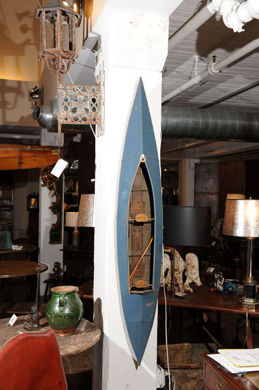 Model of a skin on frame kayak, English circa 1940