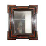 Dutch Baroque Period Walnut and Ebonized  Mirror Frame