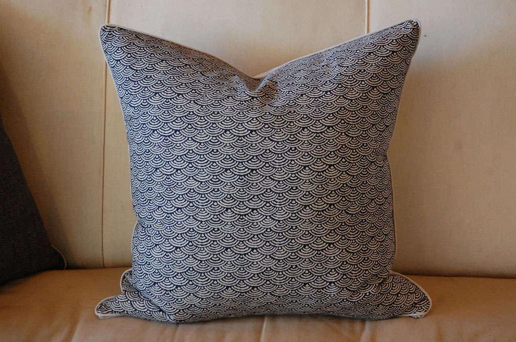 Fabric Japanese Indigo Pillows