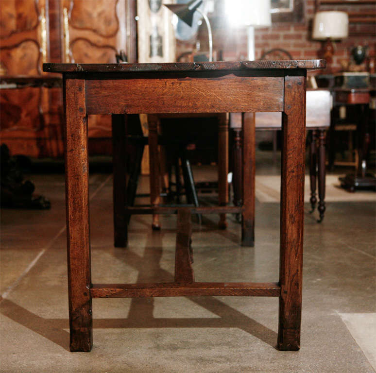 Antique French Table / Desk with Drawer 4