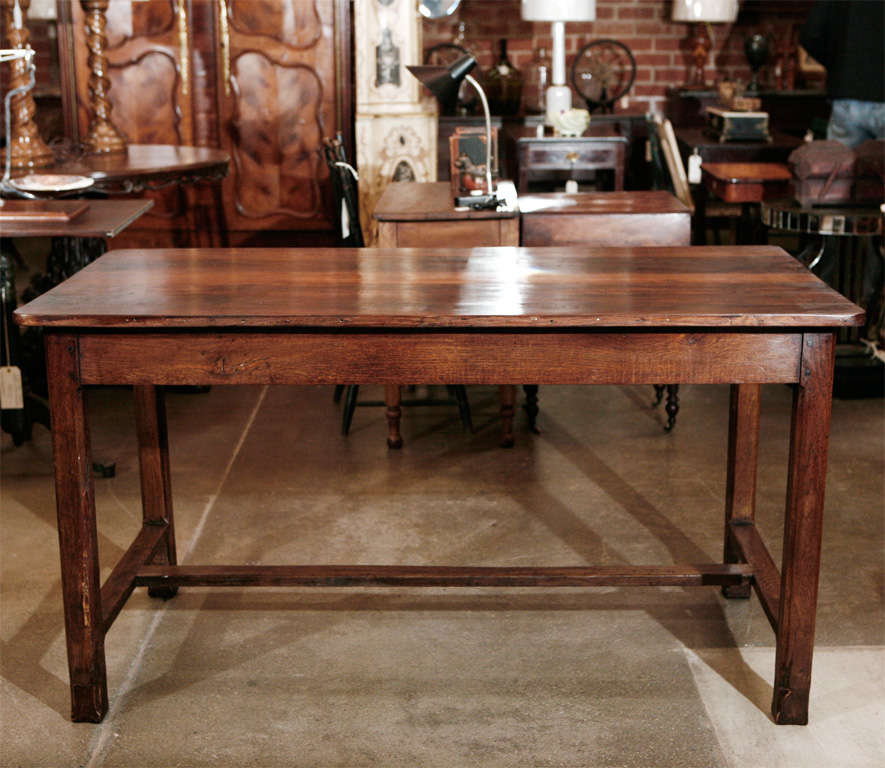Antique French Table / Desk with Drawer 5