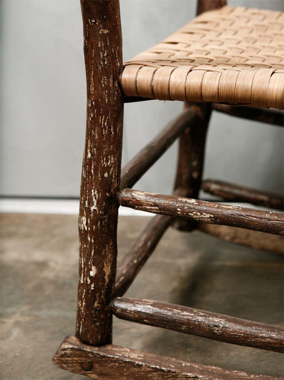 Antique Hickory Rocking Chair 2