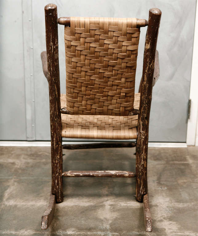 Antique Hickory Rocking Chair 4
