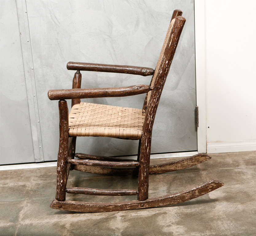 Antique Hickory Rocking Chair at 1stDibs old hickory rocking chair