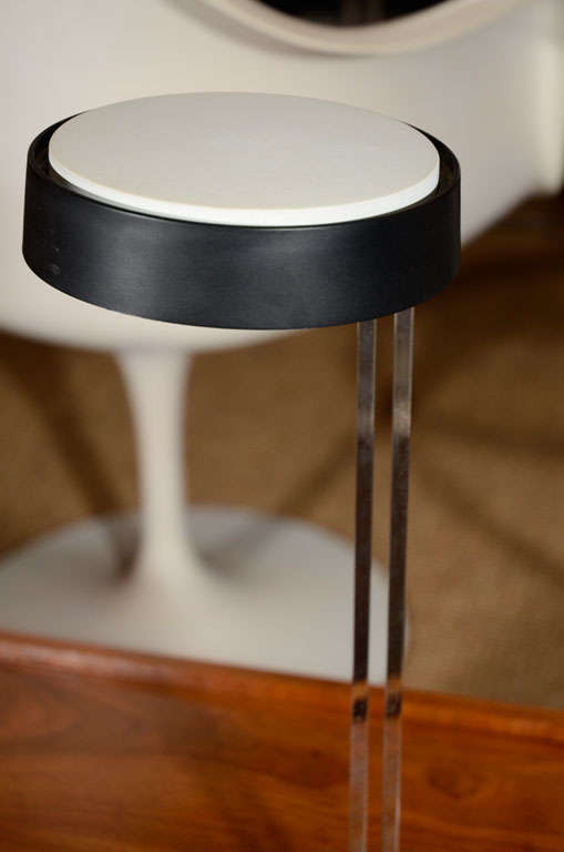 Mid-Century Modern Adjustable Black Task Lamp by Lightolier