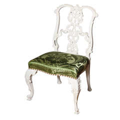 Late 19th/Early 20th Century Chippendale Style Ribbon Back Chair