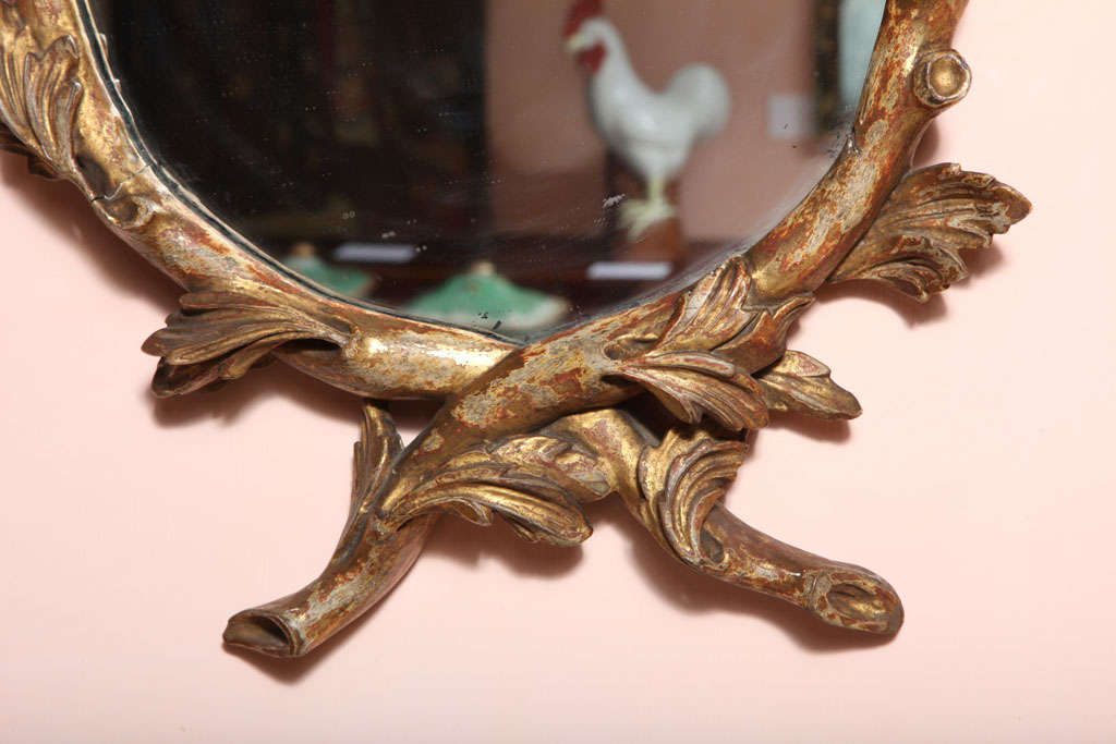 A Pair of George III Carved and Gilded Twig Form Mirrors For Sale 3