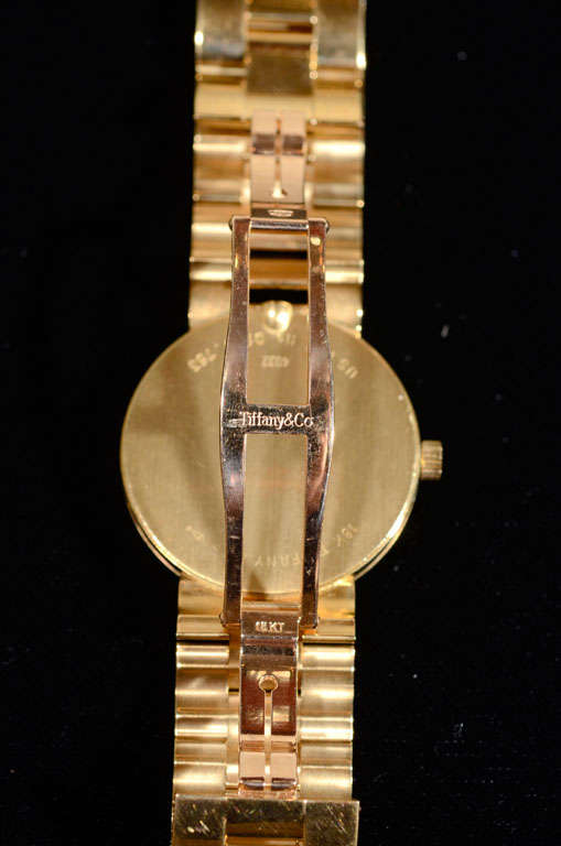 Women's or Men's TIFFANY & CO. Gold Atlas Watch