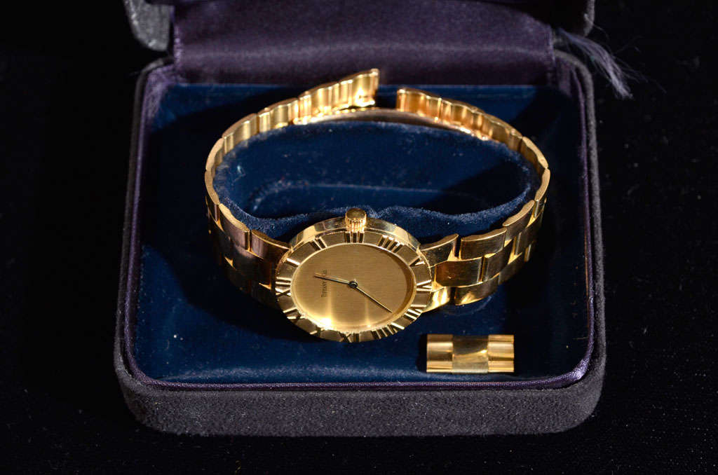 TIFFANY & CO. Gold Atlas Watch 3