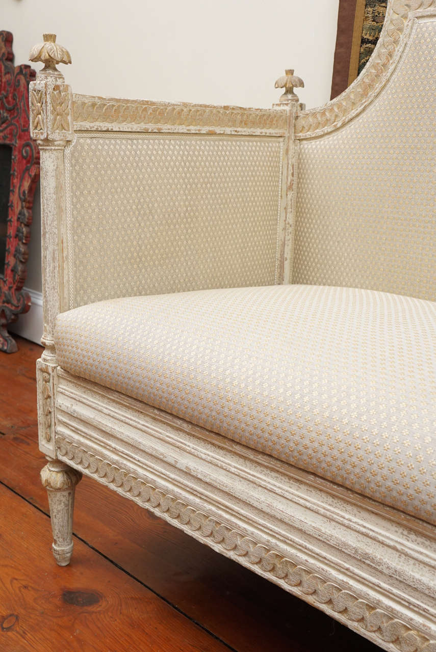 18th Century and Earlier Superb Swedish Gustavian Sofa or Settee, circa 1780