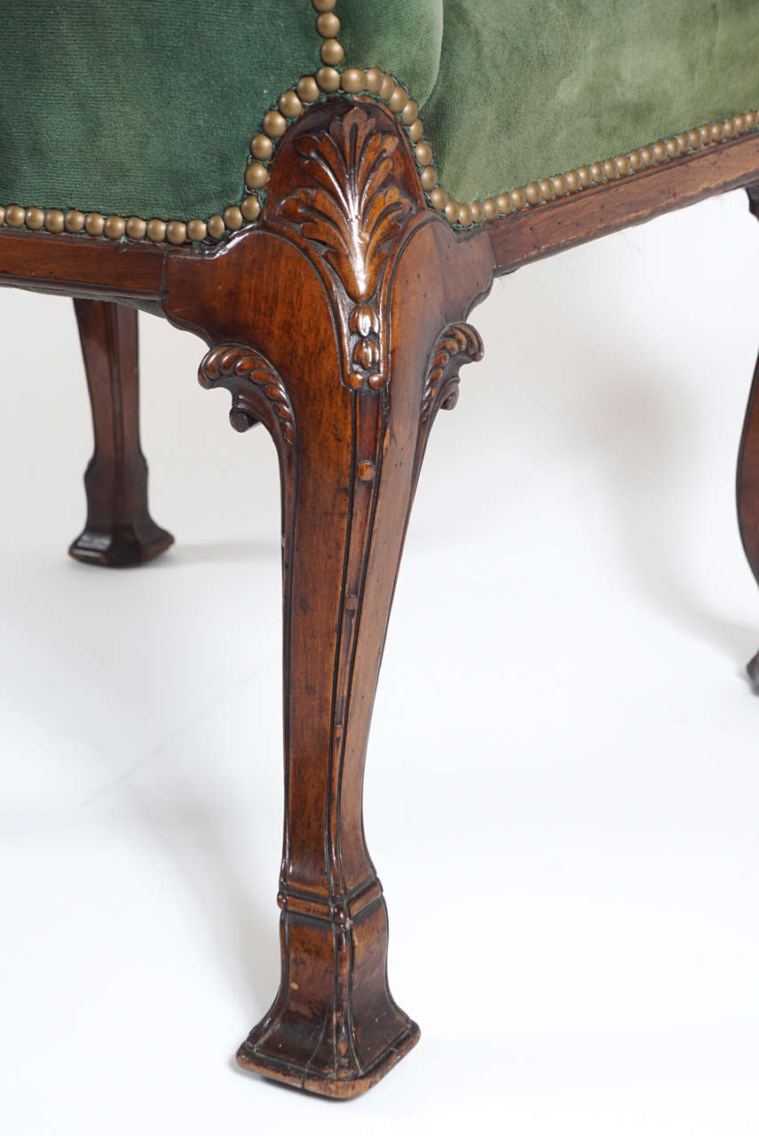 Upholstery Exceptional George I Style Backstool or Side Chair