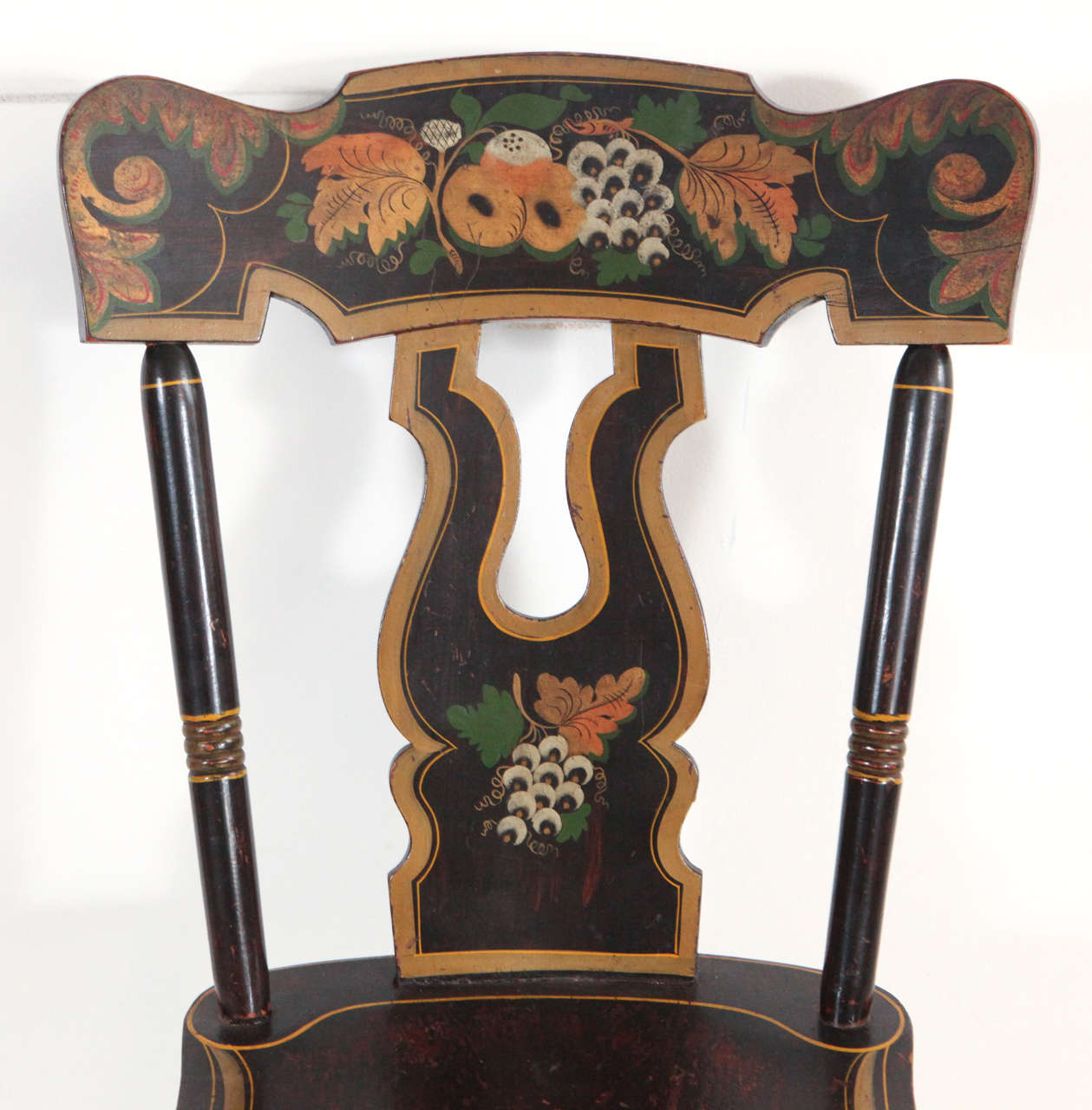 Four French Hand Painted Chairs, Sold Individually In Good Condition In Los Angeles, CA