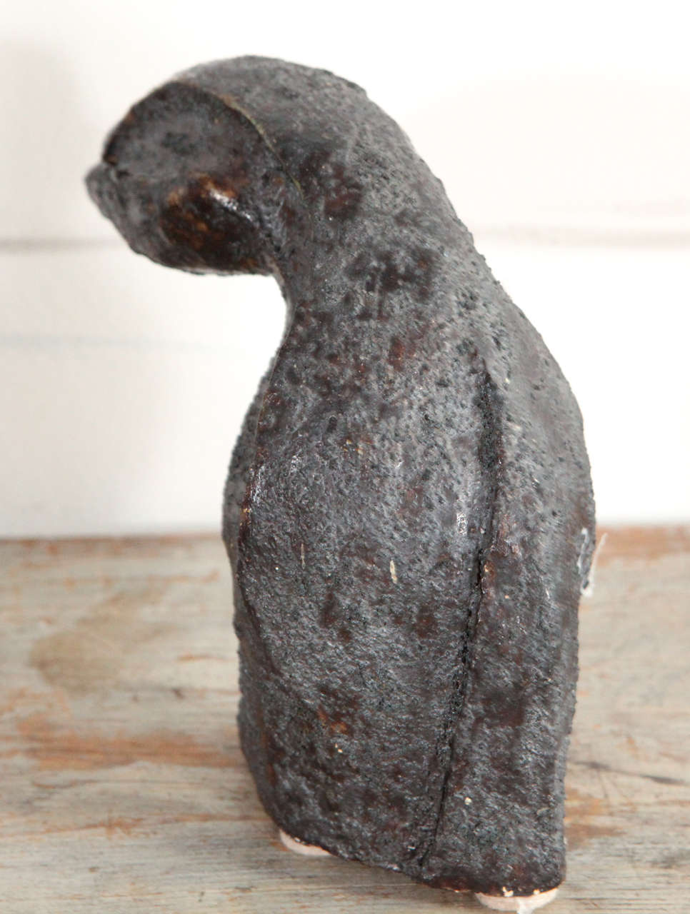 Pair of Stone Penguin Sculptures 2