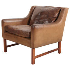 Danish Leather Arm Chair