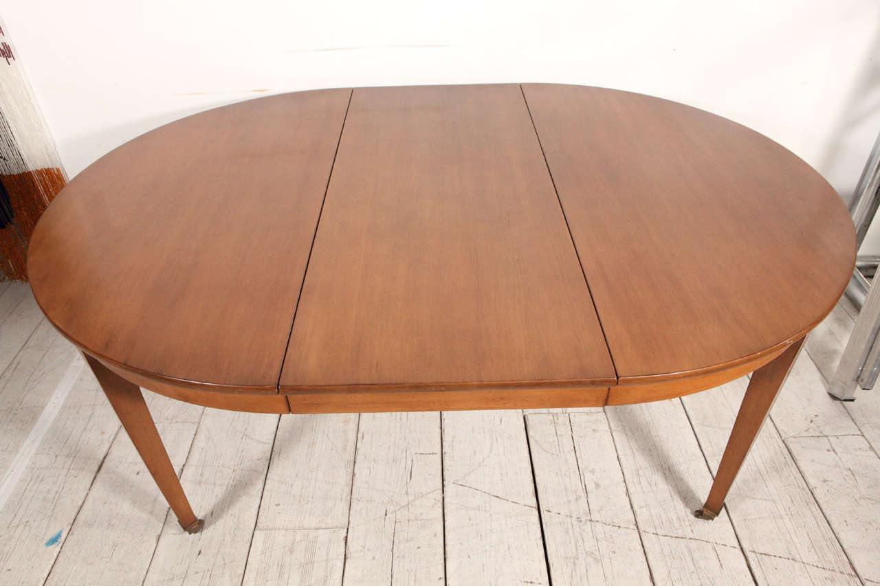 Oval / Round Table with Leaf in the style of Edward Wormley 2