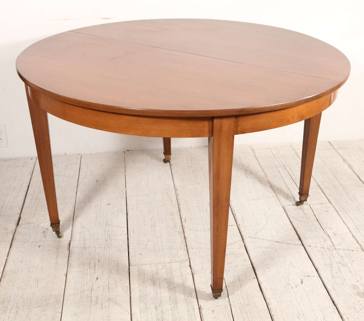 Oval / Round Table with Leaf in the style of Edward Wormley 4