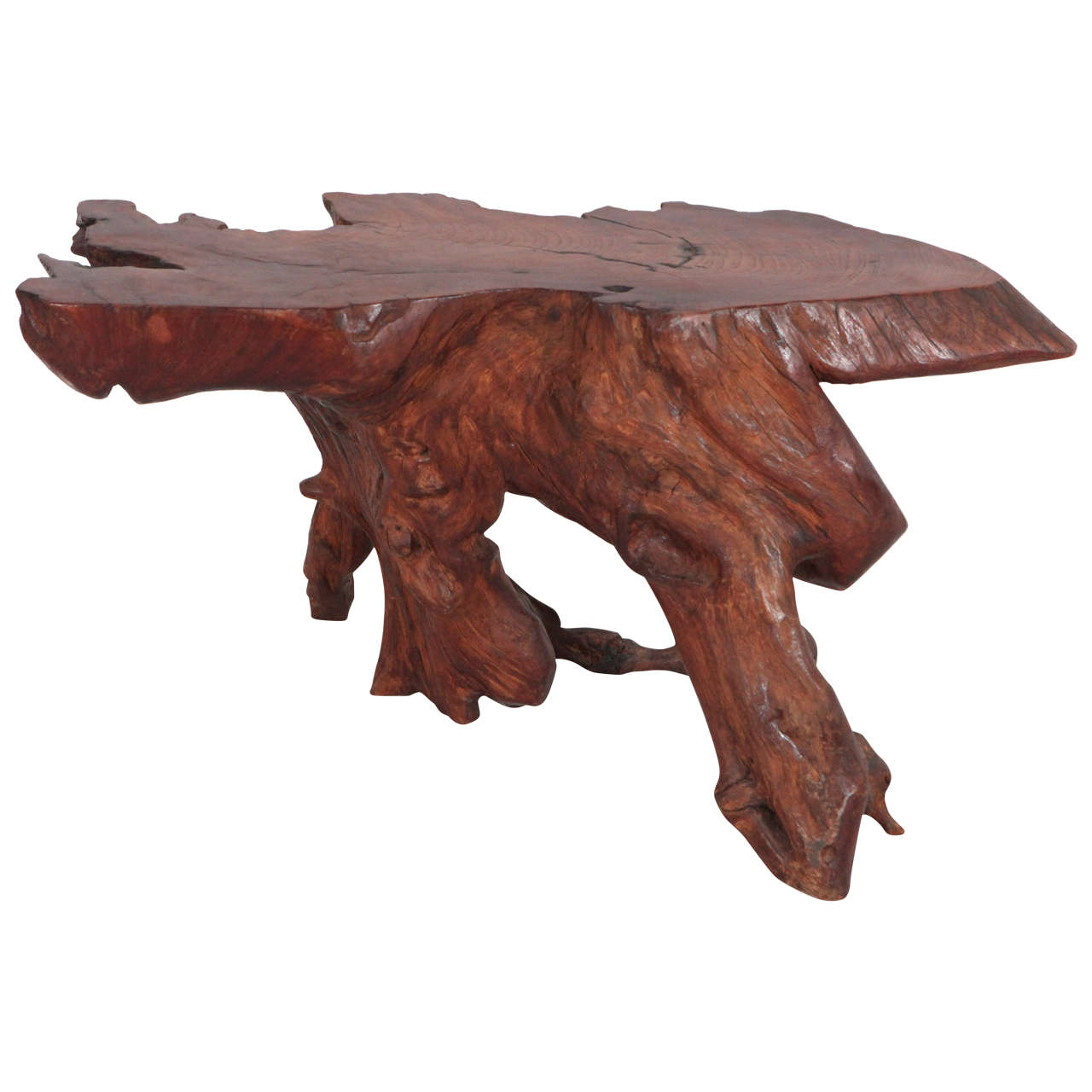 Free Form Live Edge Japanese Accent Table at 1stDibs