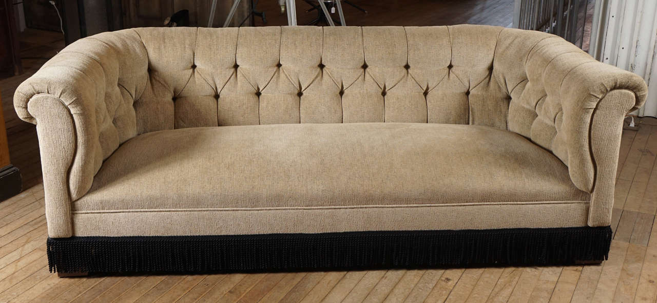 American Pair of Chesterfield Sofas