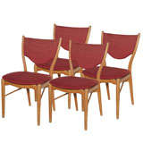 Set of 4 Beech Dining Chairs by Finn Juhl