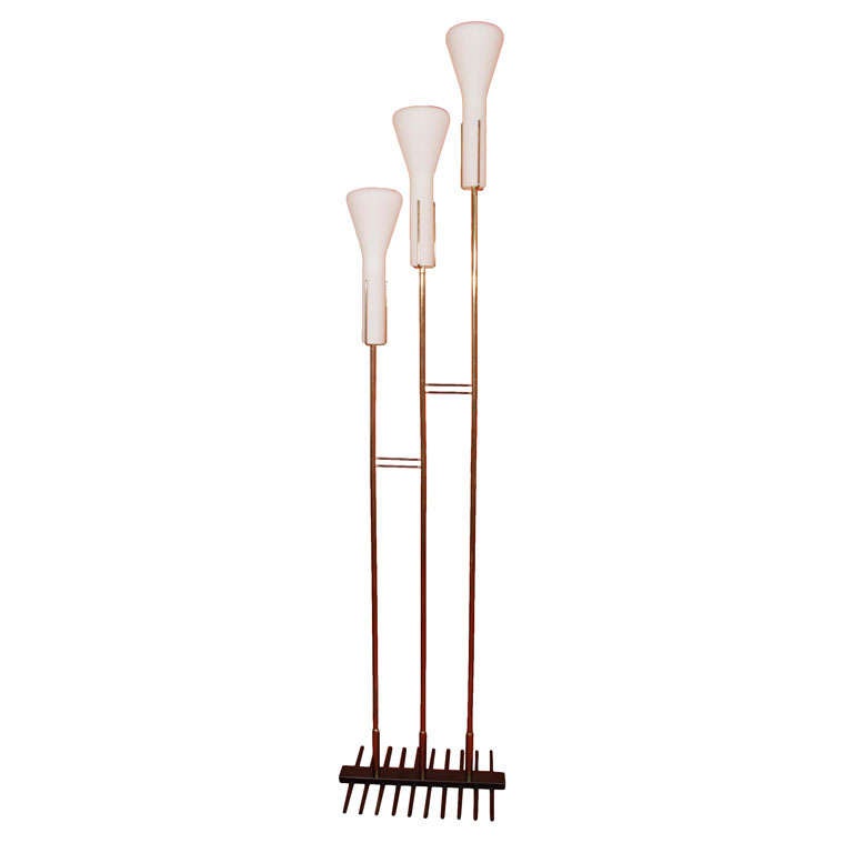 Rare Floor Lamp by Angelo Lelli for Arredoluce
