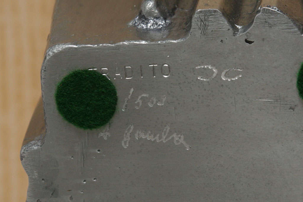 Vase en aluminium coulé d'Arnaldo Gamba, Italie, 2004 en vente 1